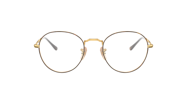 RB3582V Havana op goud MetaalEyeglass Frames van B24, Vooraanzicht