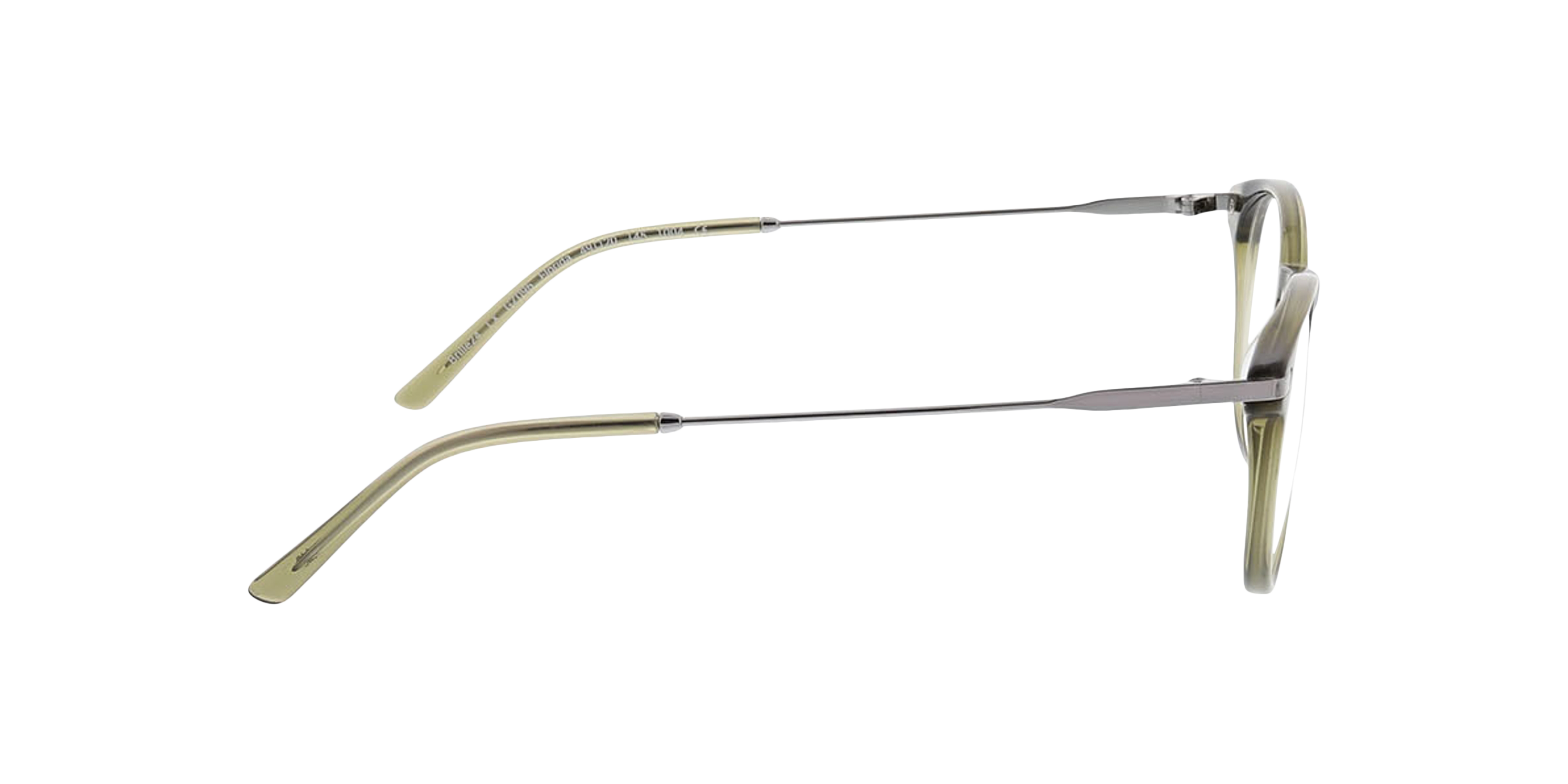 Florida Kristalgroen AcetaatEyeglass Frames van B24, Zijaanzicht