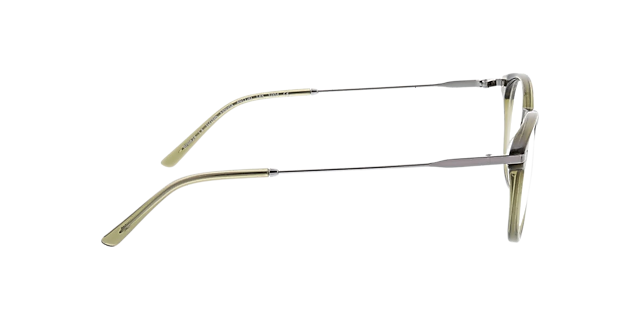 Florida Kristalgroen AcetaatEyeglass Frames van B24, Zijaanzicht