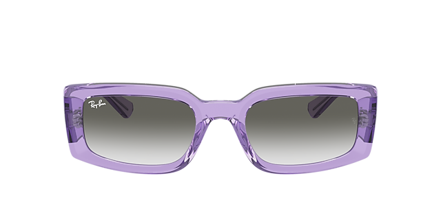 RB4395 Violett transparent KunststoffSunglass Frames von B24, mit getönten Gläsern