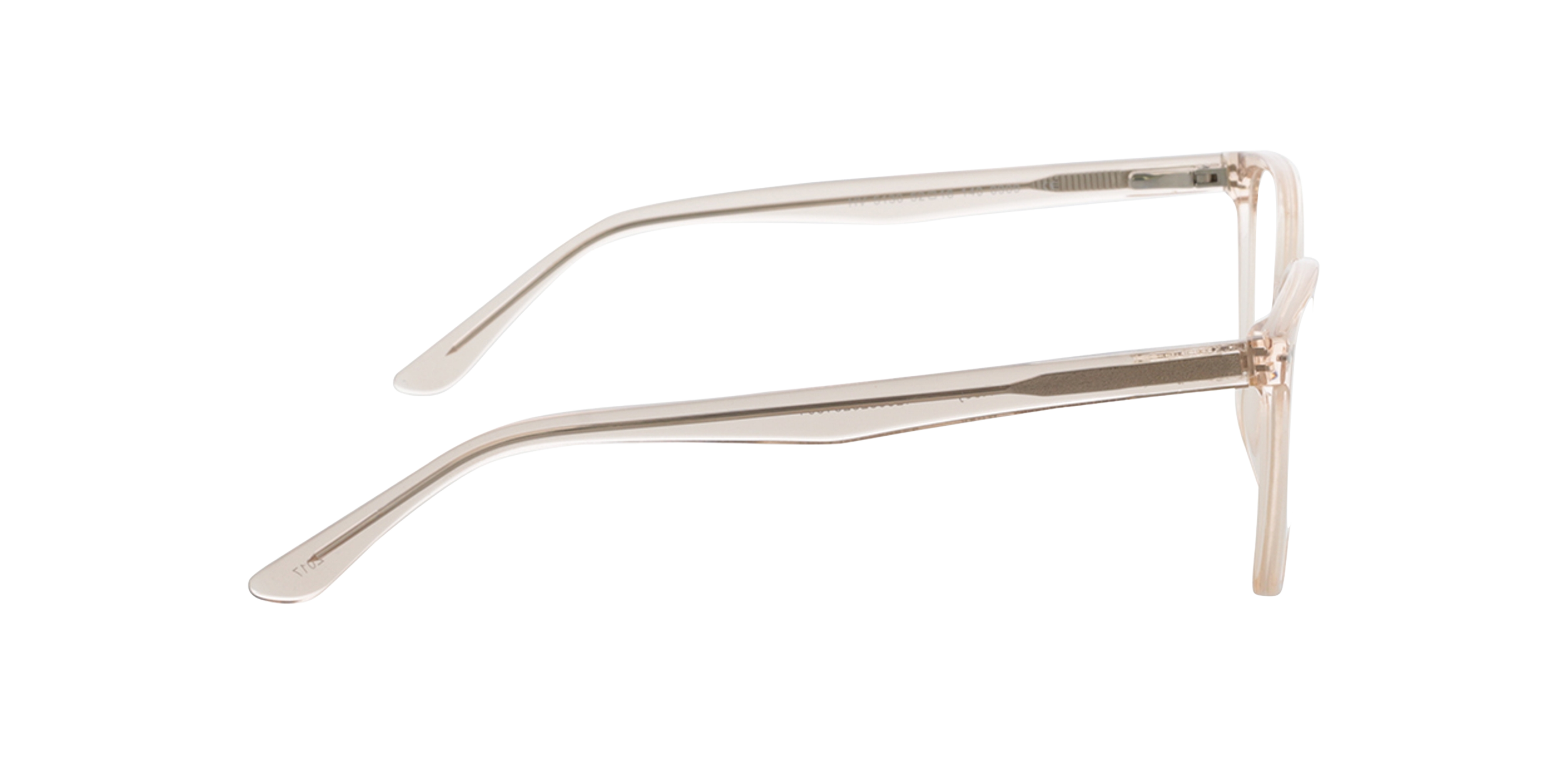 Rosy Kristallrosa AcetatEyeglass Frames von B24, Seitenansicht