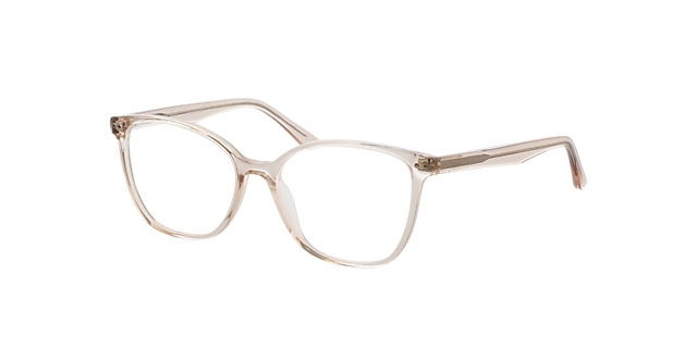 Rosy Kristallrosa AcetatEyeglass Frames von B24, Dreiviertelansicht