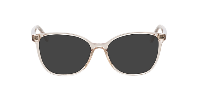 Rosy Kristallrosa AcetatEyeglass Frames von B24, mit getönten Gläsern