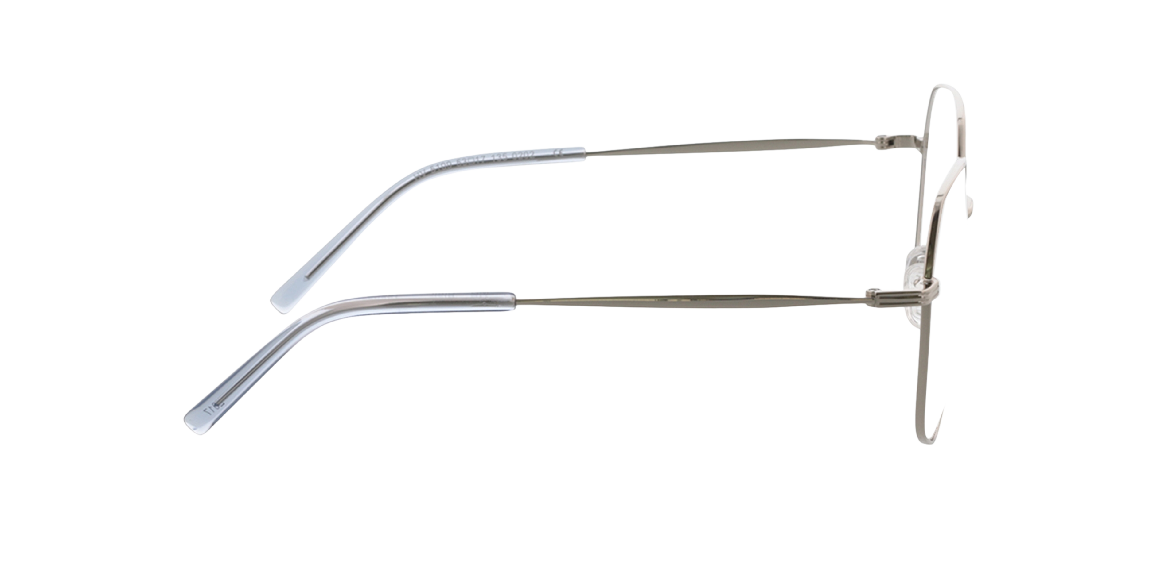 Blair Silber MetallEyeglass Frames von B24, Seitenansicht