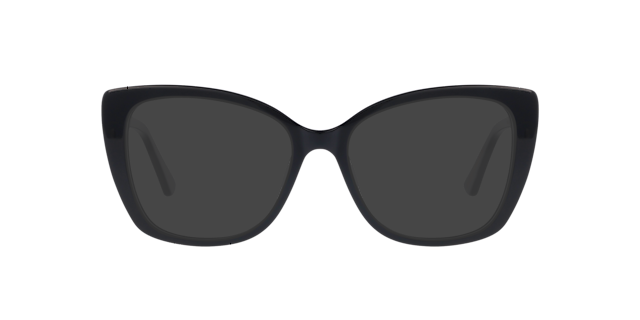 Megan CT Jet Black AcetatEyeglass Frames von B24, mit getönten Gläsern