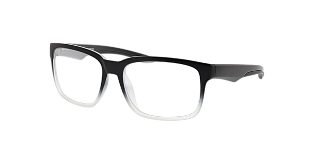 Dynamic Gradient Crystal Black KunststoffEyeglass Frames von B24, Dreiviertelansicht