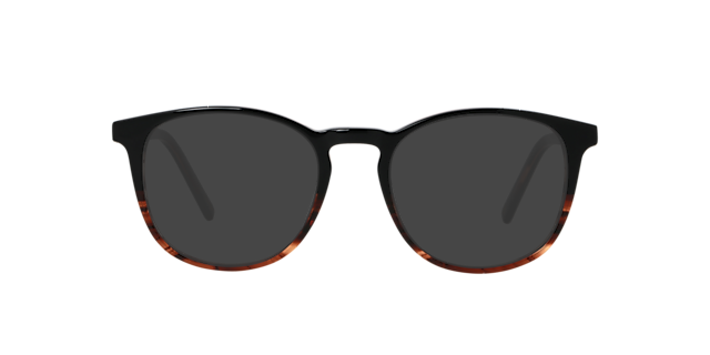 Neil Black Fades Cinnamon AcetatEyeglass Frames von B24, mit getönten Gläsern