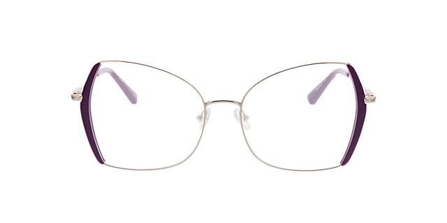 Cleo Goud MetaalEyeglass Frames van B24, Vooraanzicht