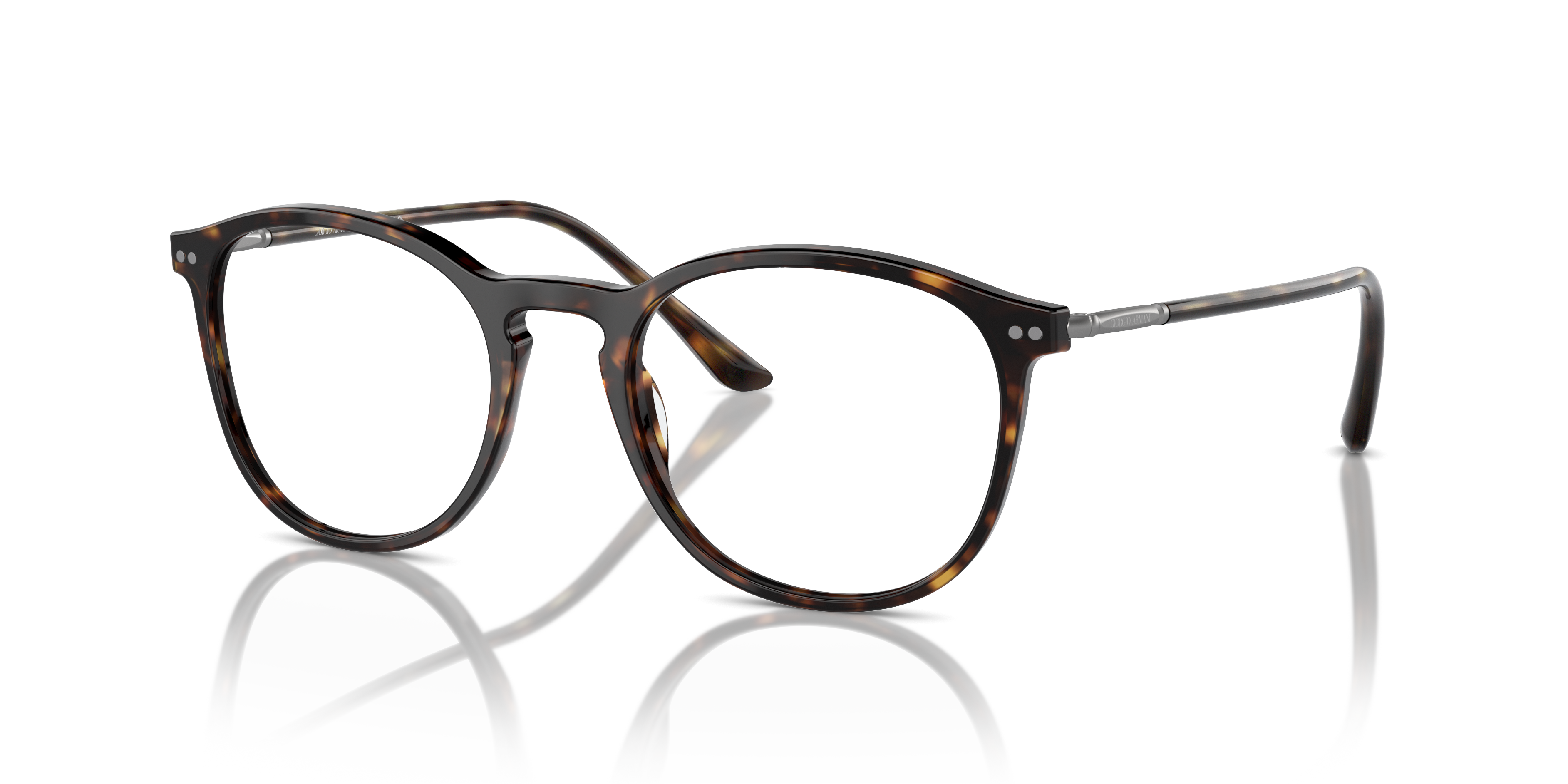 AR7125 Dunkelhavana AcetatEyeglass Frames von B24, Dreiviertelansicht
