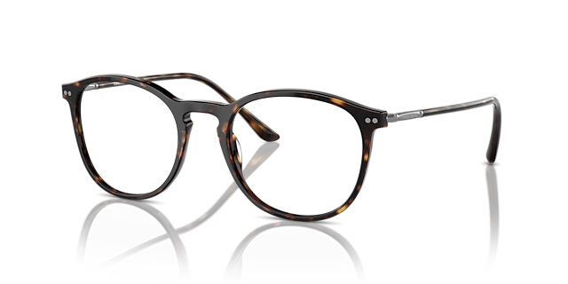 AR7125 Donker Havana AcetaatEyeglass Frames van B24, Hoekweergave