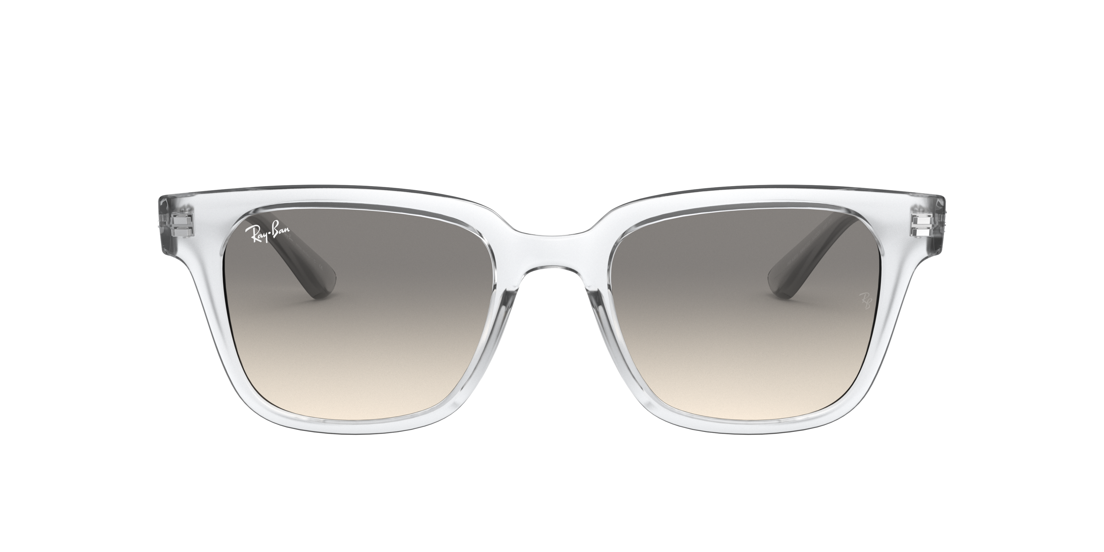 Ray-Ban 8056597122580 Transparent/black/transparent Grey, Size: Large