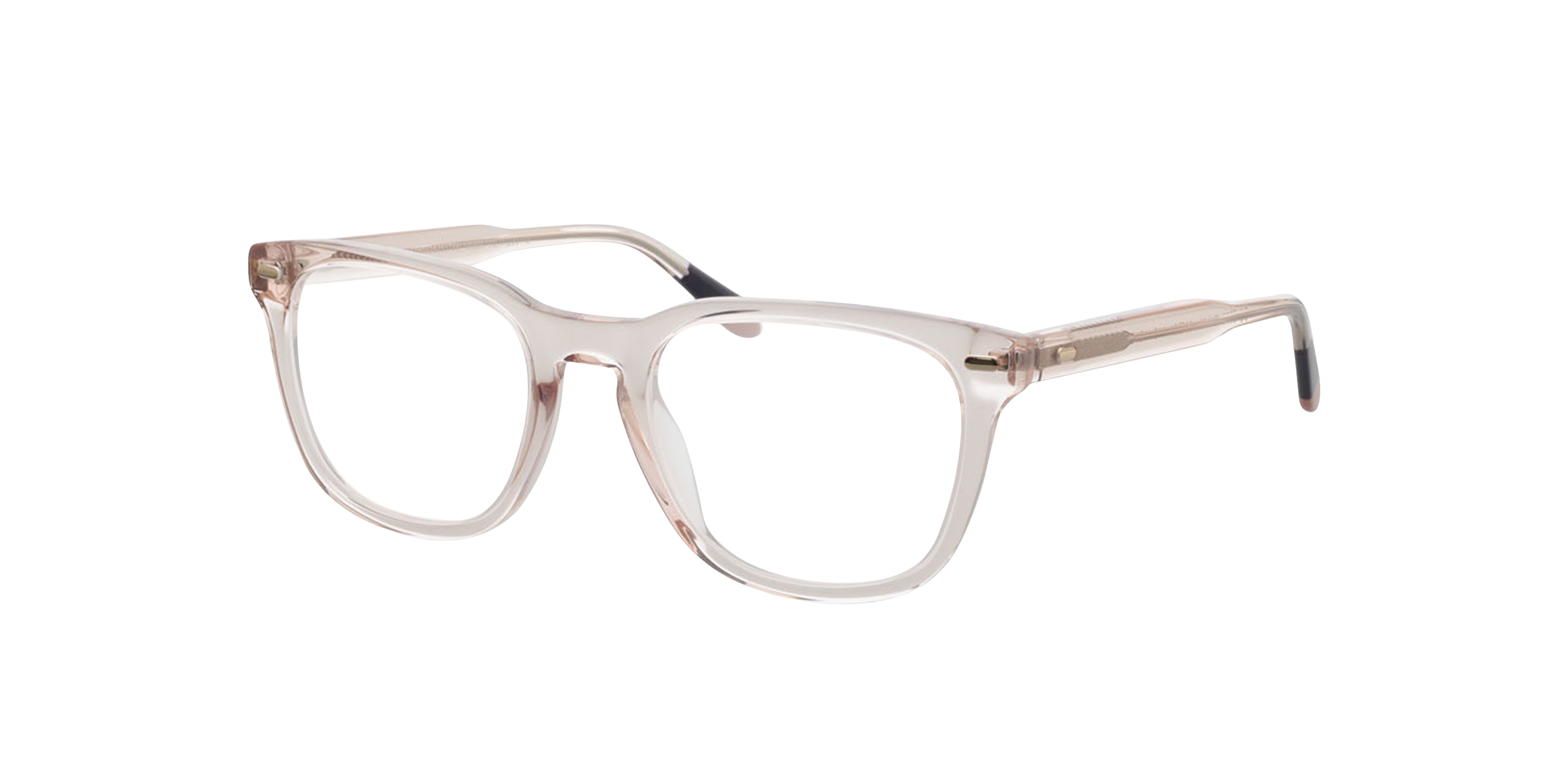 Bel Air Crystal Nude  &  Purple  &  Pink AcetatEyeglass Frames von B24, Dreiviertelansicht
