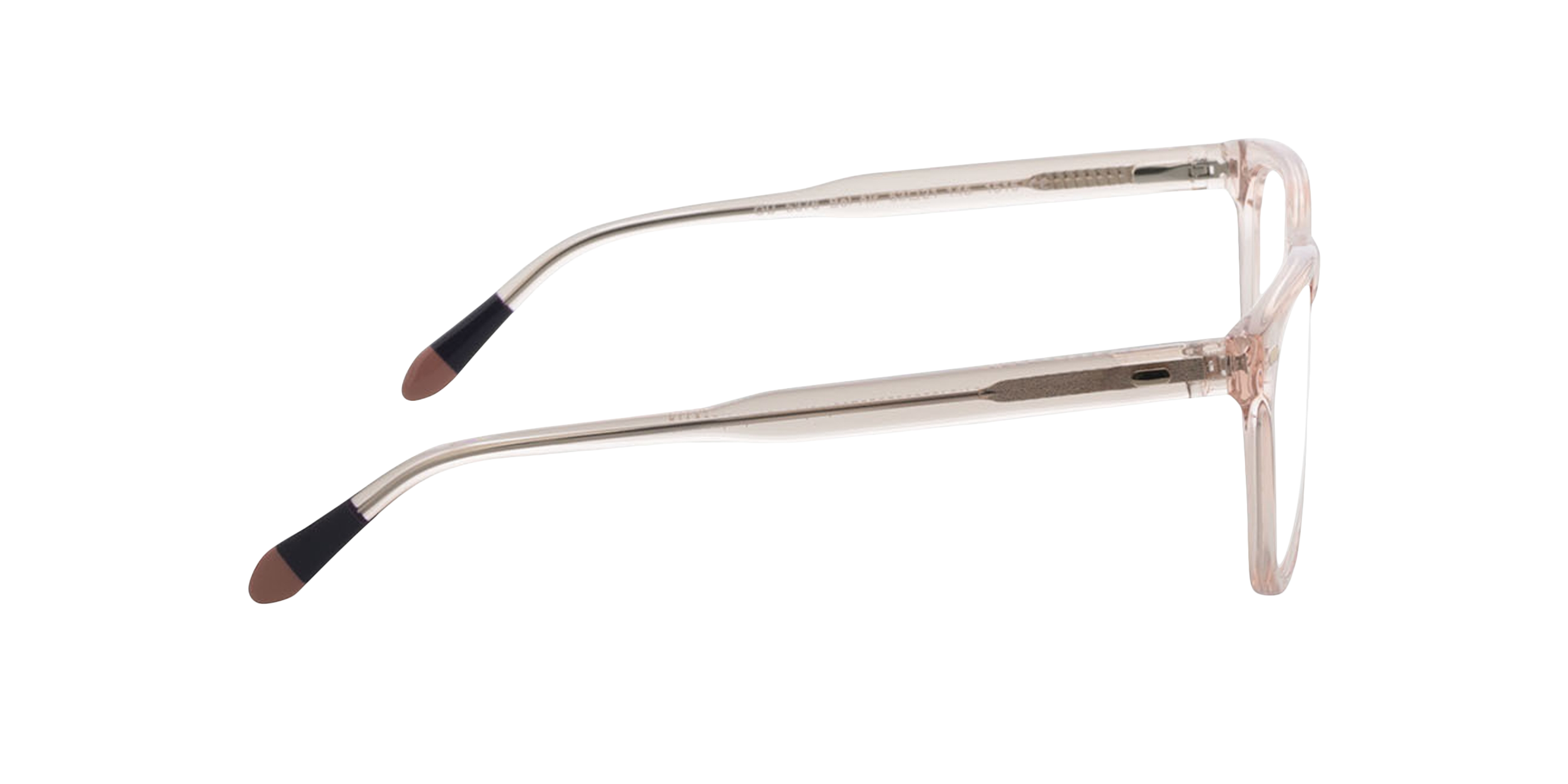 Bel Air Crystal Nude  &  Purple  &  Pink AcetatEyeglass Frames von B24, Seitenansicht