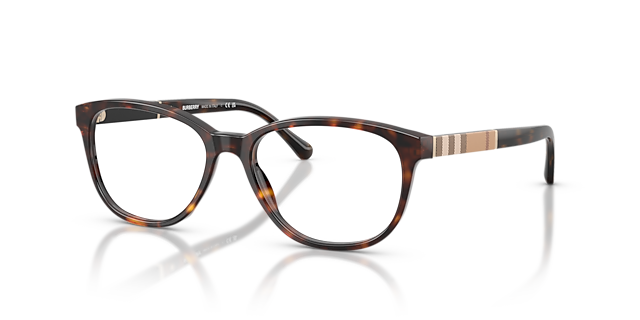 BE2172 Donker Havana AcetaatEyeglass Frames van B24, Hoekweergave