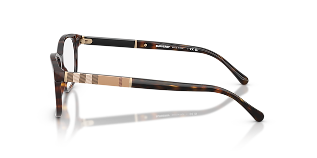 BE2172 Donker Havana AcetaatEyeglass Frames van B24, Zijaanzicht