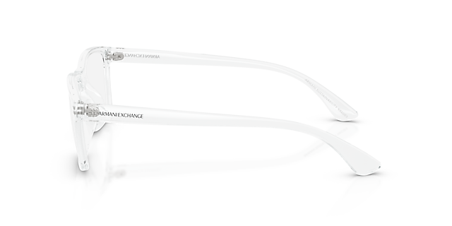 AX3083U Glanzend Kristal KunststofEyeglass Frames van B24, Zijaanzicht