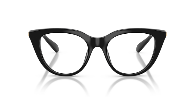 SK2052 Schwarz KunststoffEyeglass Frames von B24, Vorderansicht