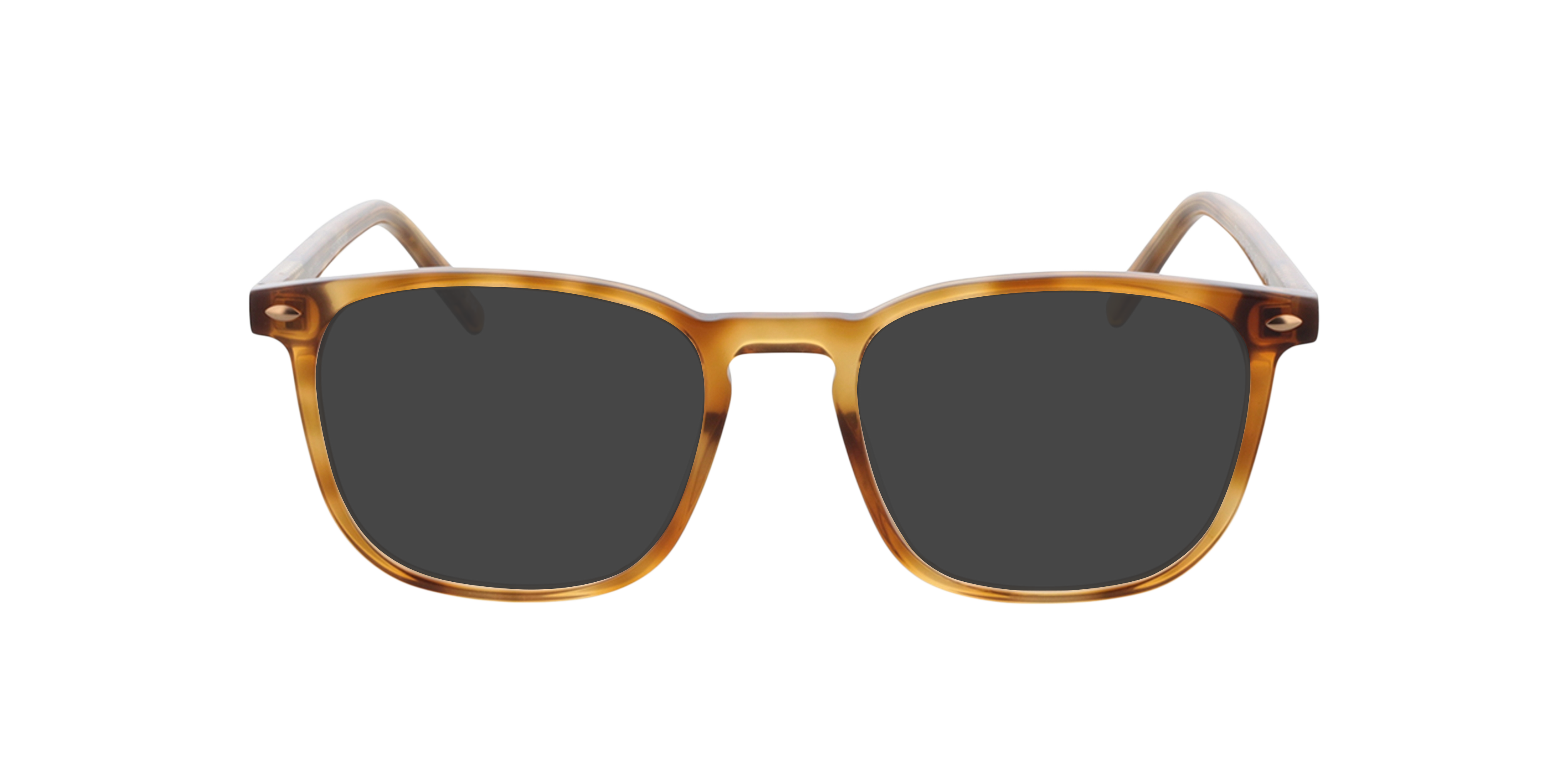 Tilbury Light Honey AcetaatEyeglass Frames van B24, met getinte lenzen