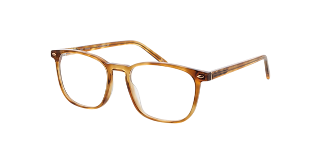 Tilbury Light Honey AcetaatEyeglass Frames van B24, Hoekweergave