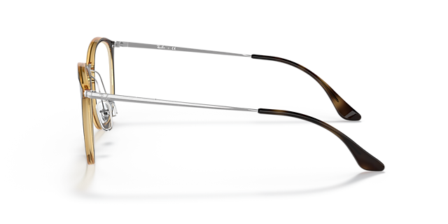 RB7140 Havana KunststofEyeglass Frames van B24, Zijaanzicht