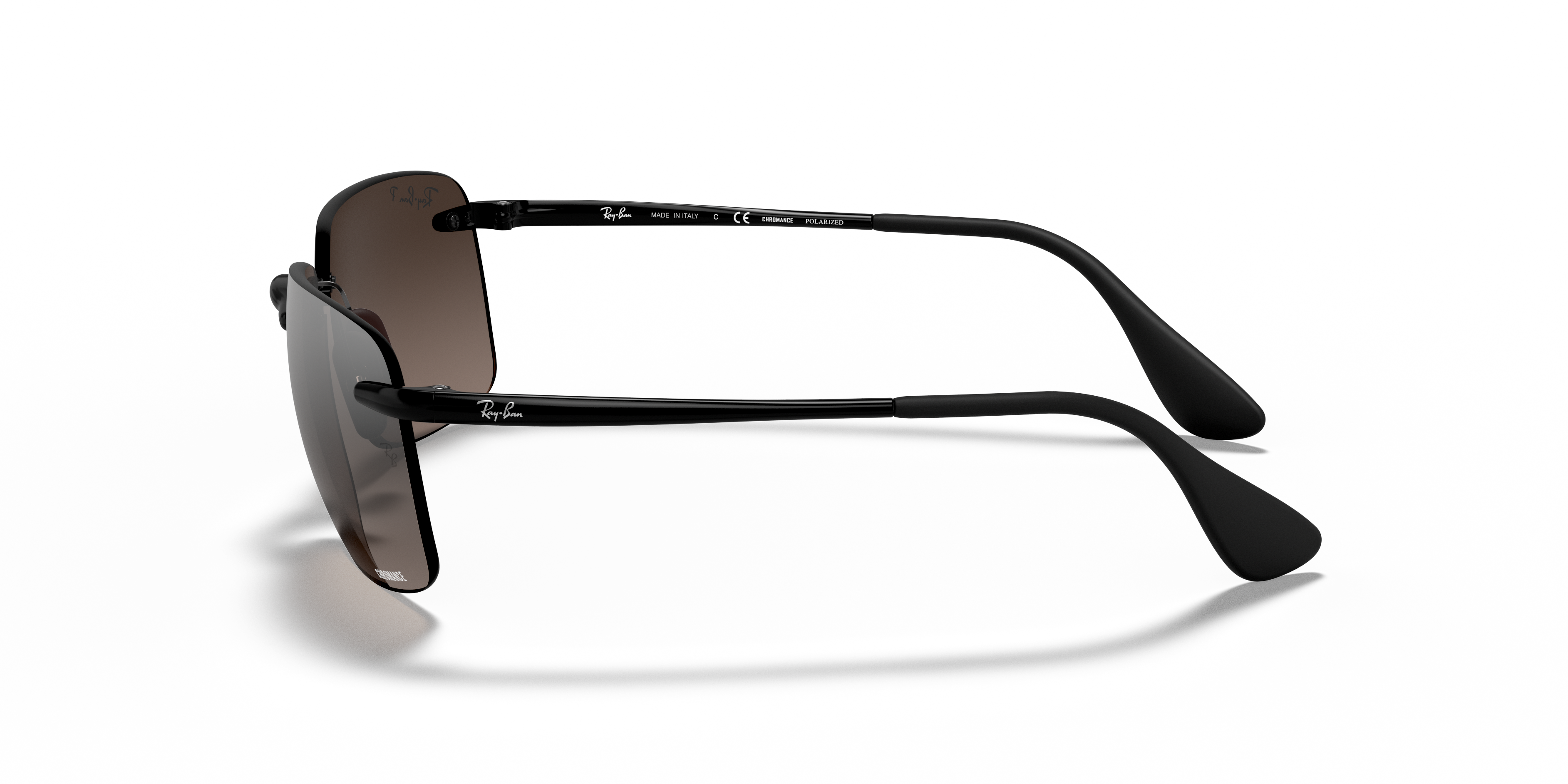 RB4255 Schwarz KunststoffSunglass Frames von B24, Seitenansicht