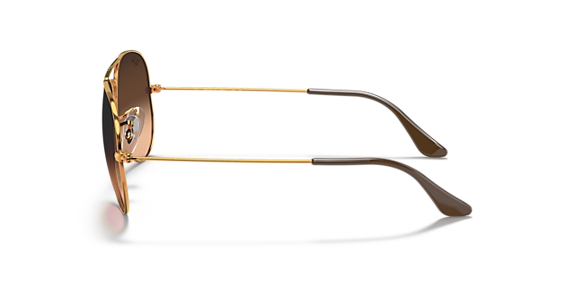 RB3025 Hellbraun MetallSunglass Frames von B24, Seitenansicht