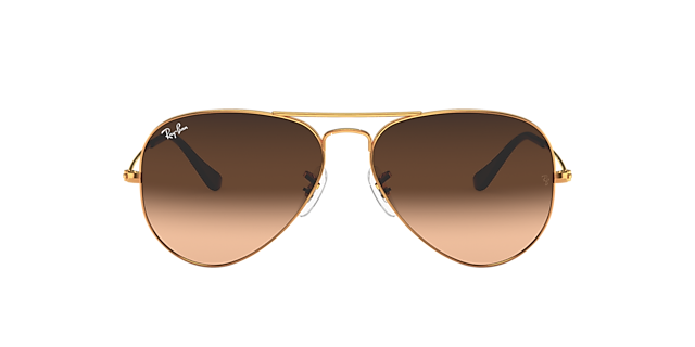 RB3025 Hellbraun MetallSunglass Frames von B24, mit getönten Gläsern