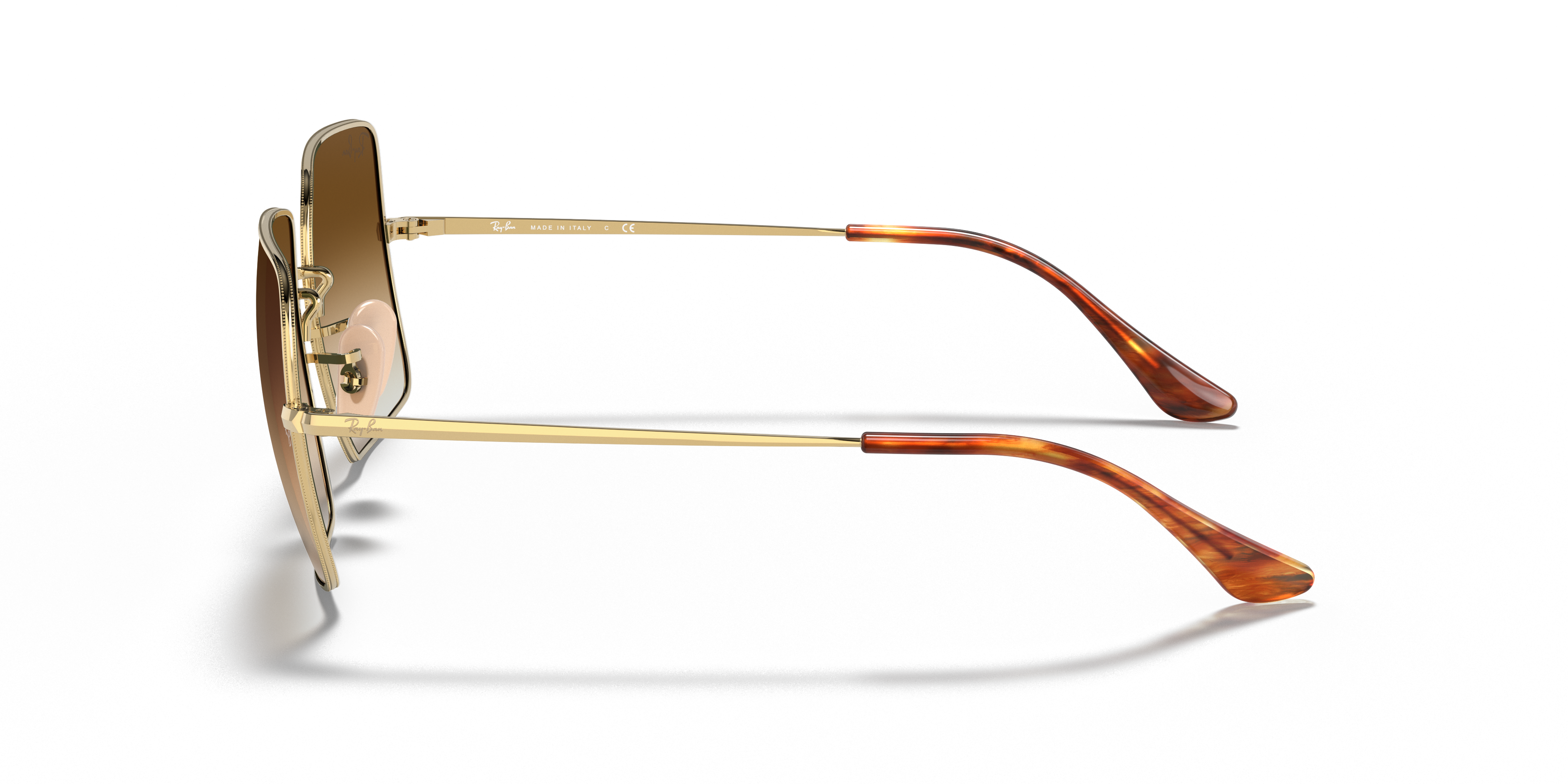 RB1971 Arista Gold MetallSunglass Frames von B24, Seitenansicht