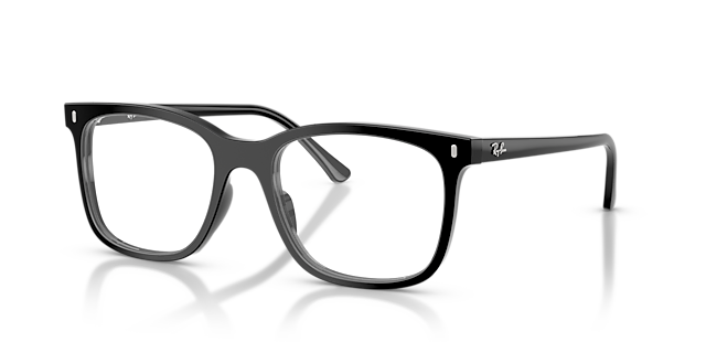 RB5446 Schwarz AcetatEyeglass Frames von B24, Dreiviertelansicht