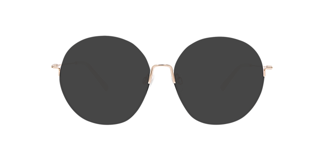 Orianna Rose Gold & White Metal MetallEyeglass Frames von B24, mit getönten Gläsern