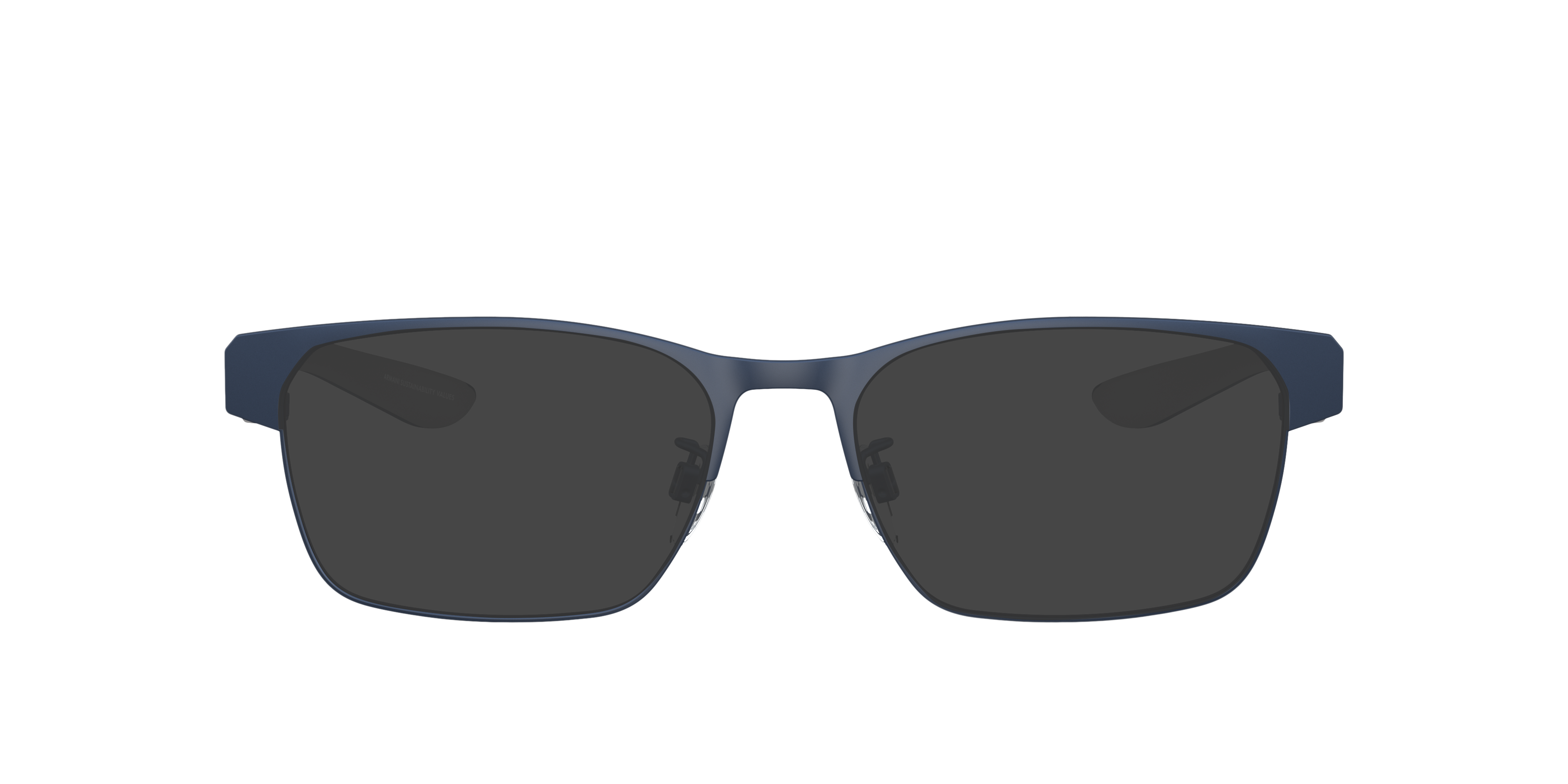 EA1141 Matblauw MetaalEyeglass Frames van B24, met getinte lenzen