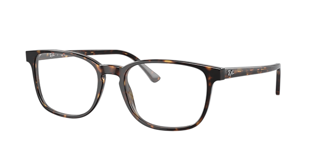 RB5418 Havana AcetaatEyeglass Frames van B24, Hoekweergave