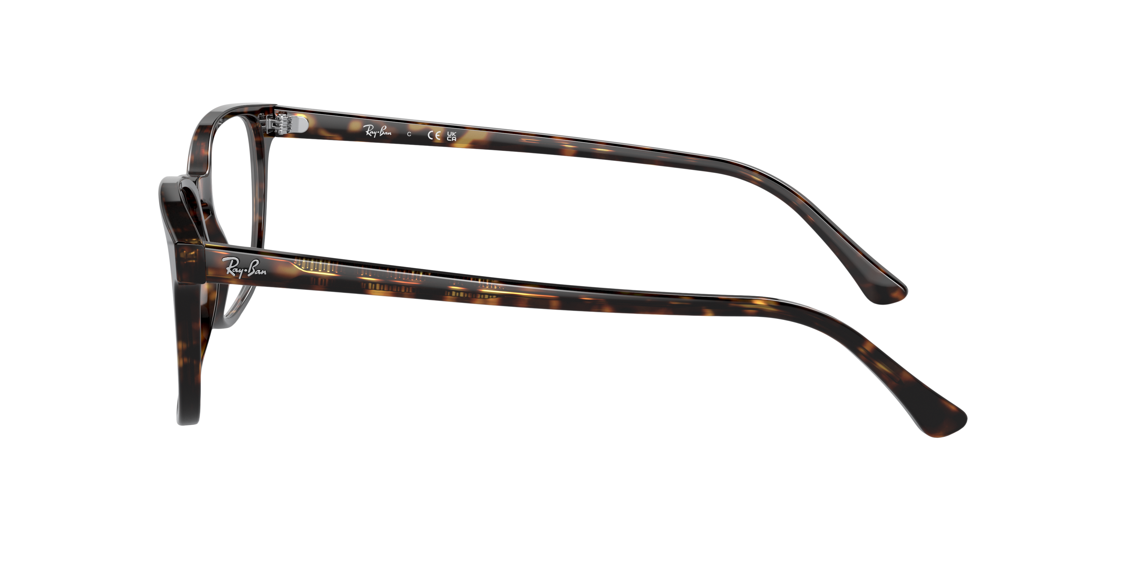 RB5418 Havana AcetatEyeglass Frames von B24, Seitenansicht