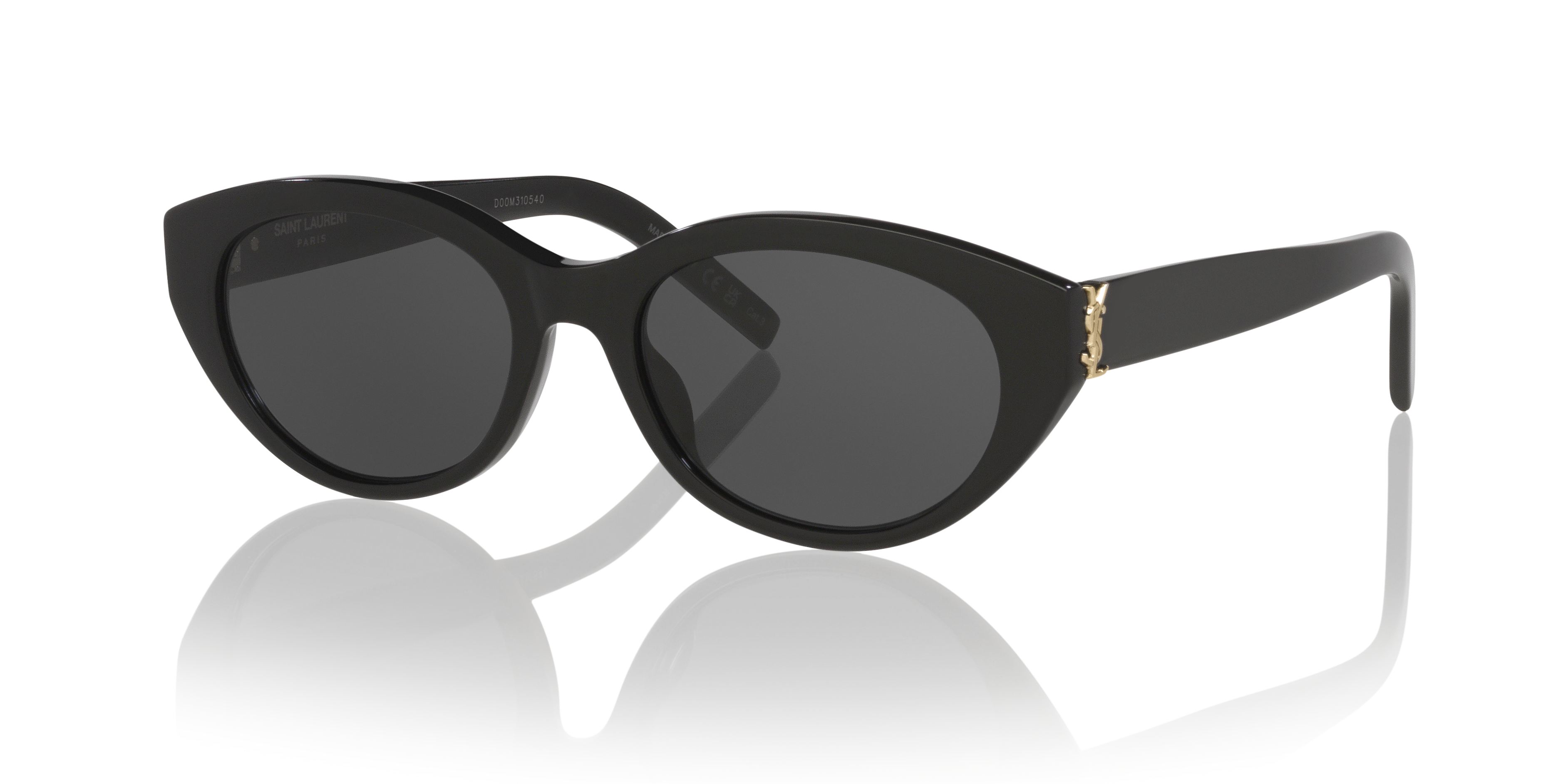 SL M148 Schwarz AcetatSunglass Frames von B24, Dreiviertelansicht