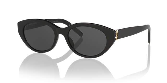 SL M148 Schwarz AcetatSunglass Frames von B24, Dreiviertelansicht