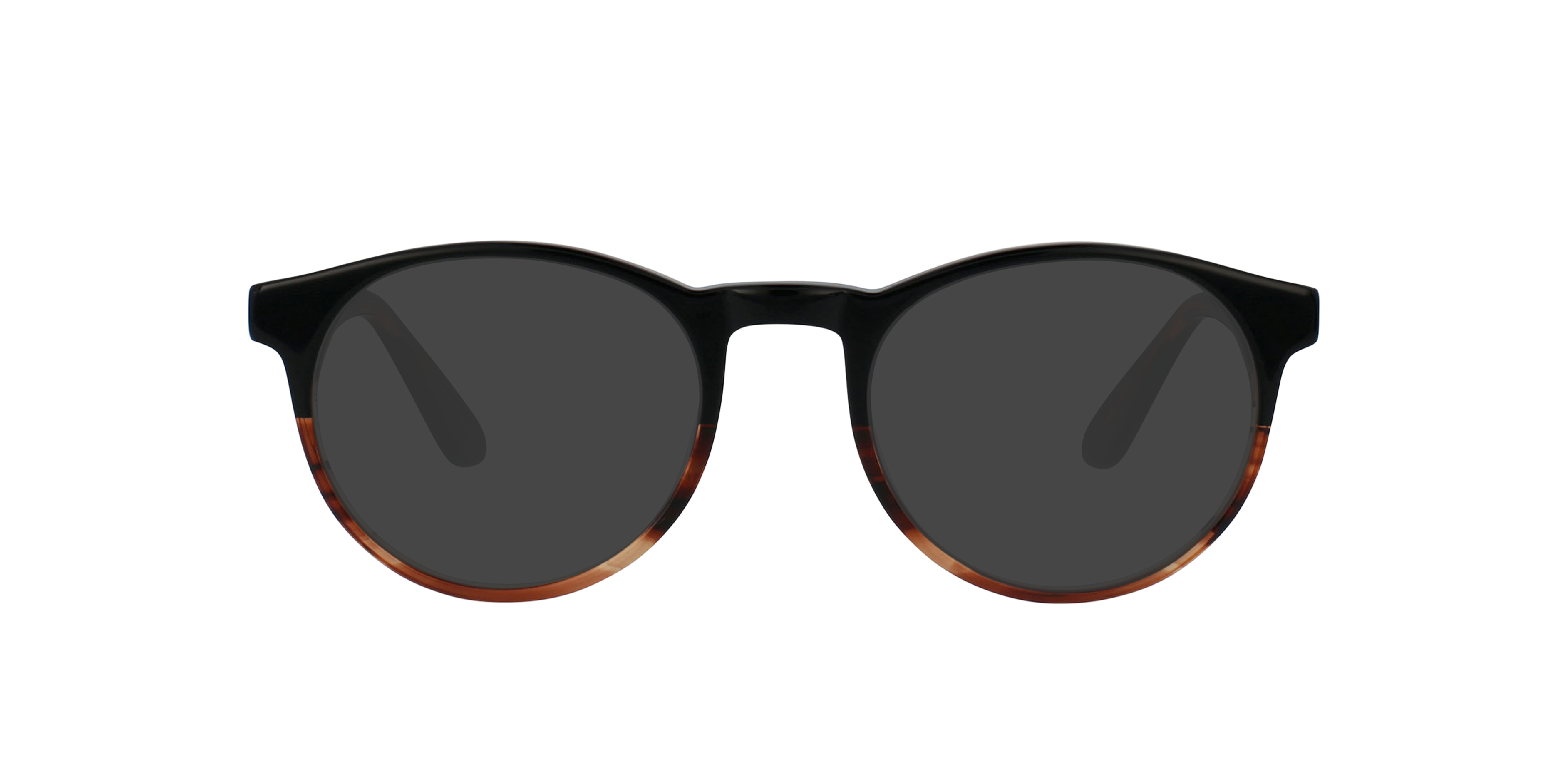 Parker CT Black Fades Cinnamon AcetatEyeglass Frames von B24, mit getönten Gläsern