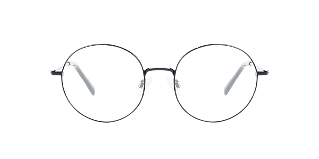 Hampton CT Black Titanium TitaanEyeglass Frames van B24, Vooraanzicht