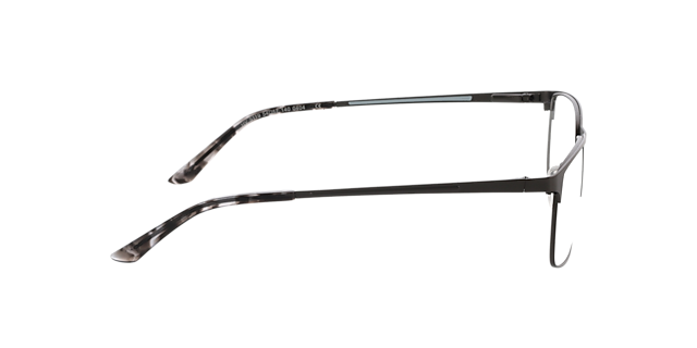 Bowie Matt Gun MetallEyeglass Frames von B24, Seitenansicht