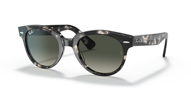 RB2199 Havana Grau AcetatSunglass Frames von B24, Dreiviertelansicht