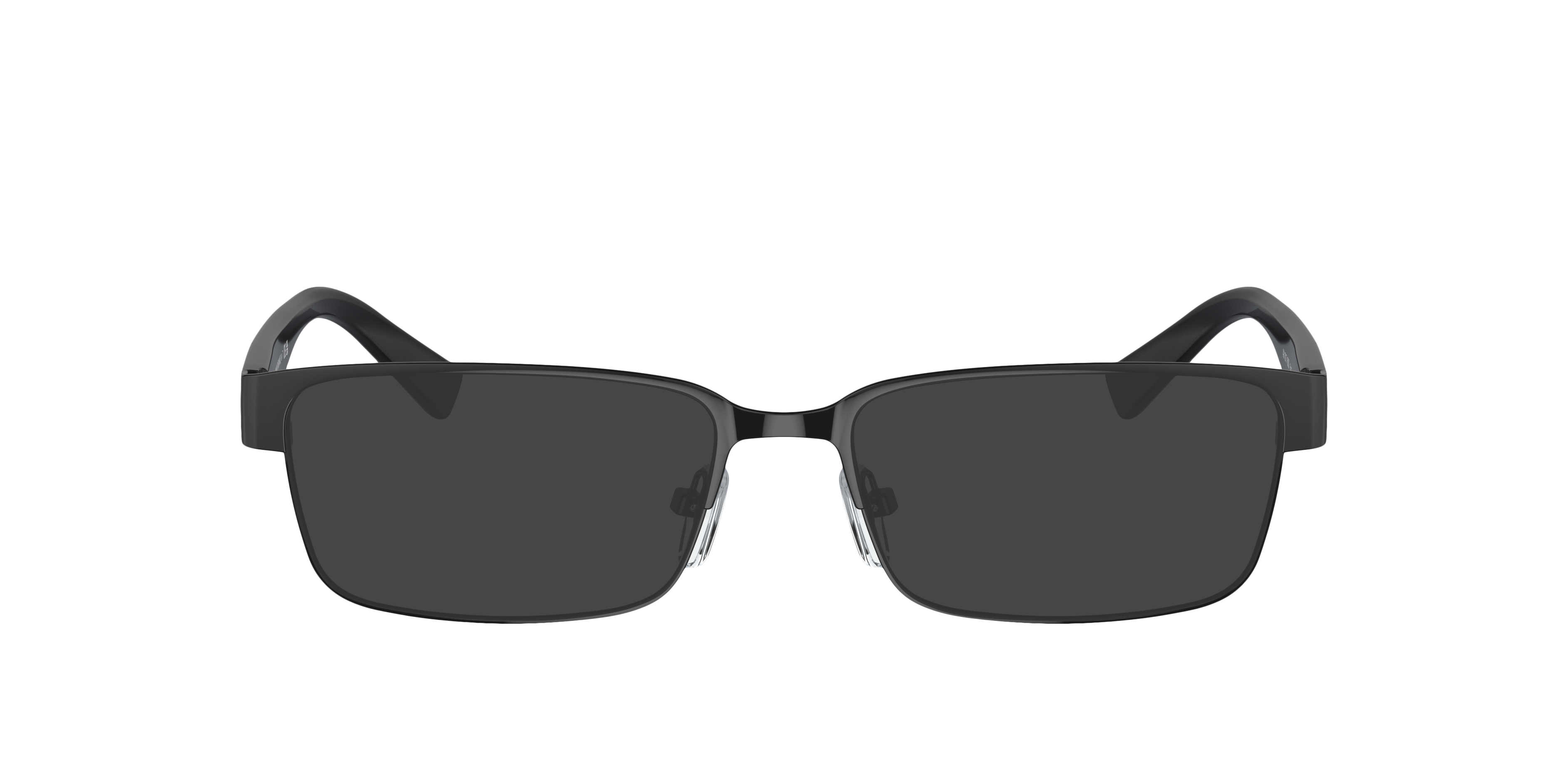 AX1017 Glanzend zwart MetaalEyeglass Frames van B24, met getinte lenzen