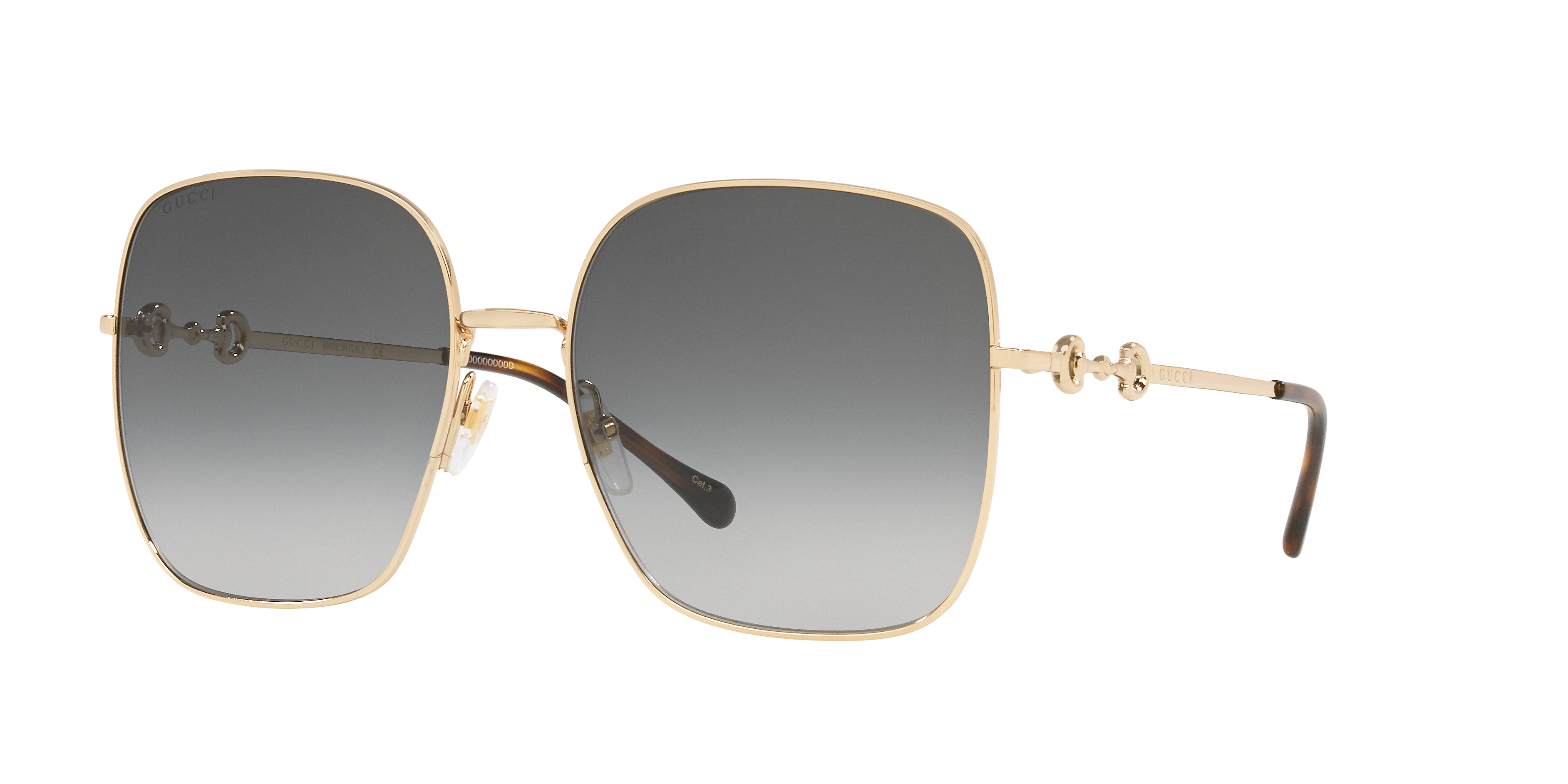 GG0879S Gold MetallSunglass Frames von B24, Dreiviertelansicht