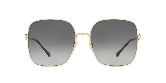 GG0879S Goud MetaalSunglass Frames van B24, Vooraanzicht