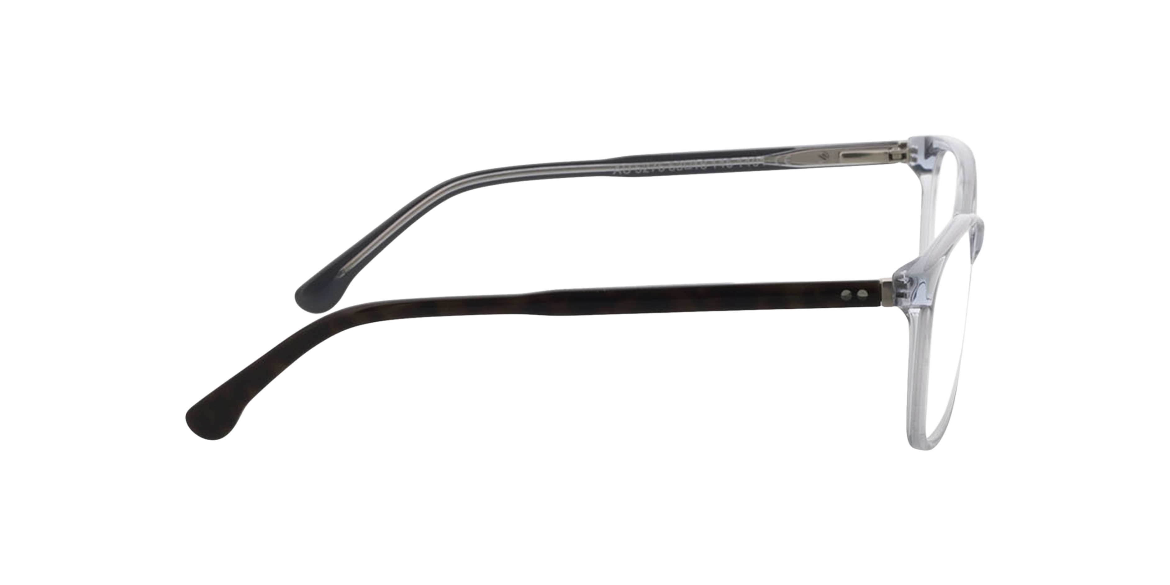 Kensington Grey  &  Bilayer Grey Havana AcetatEyeglass Frames von B24, Seitenansicht