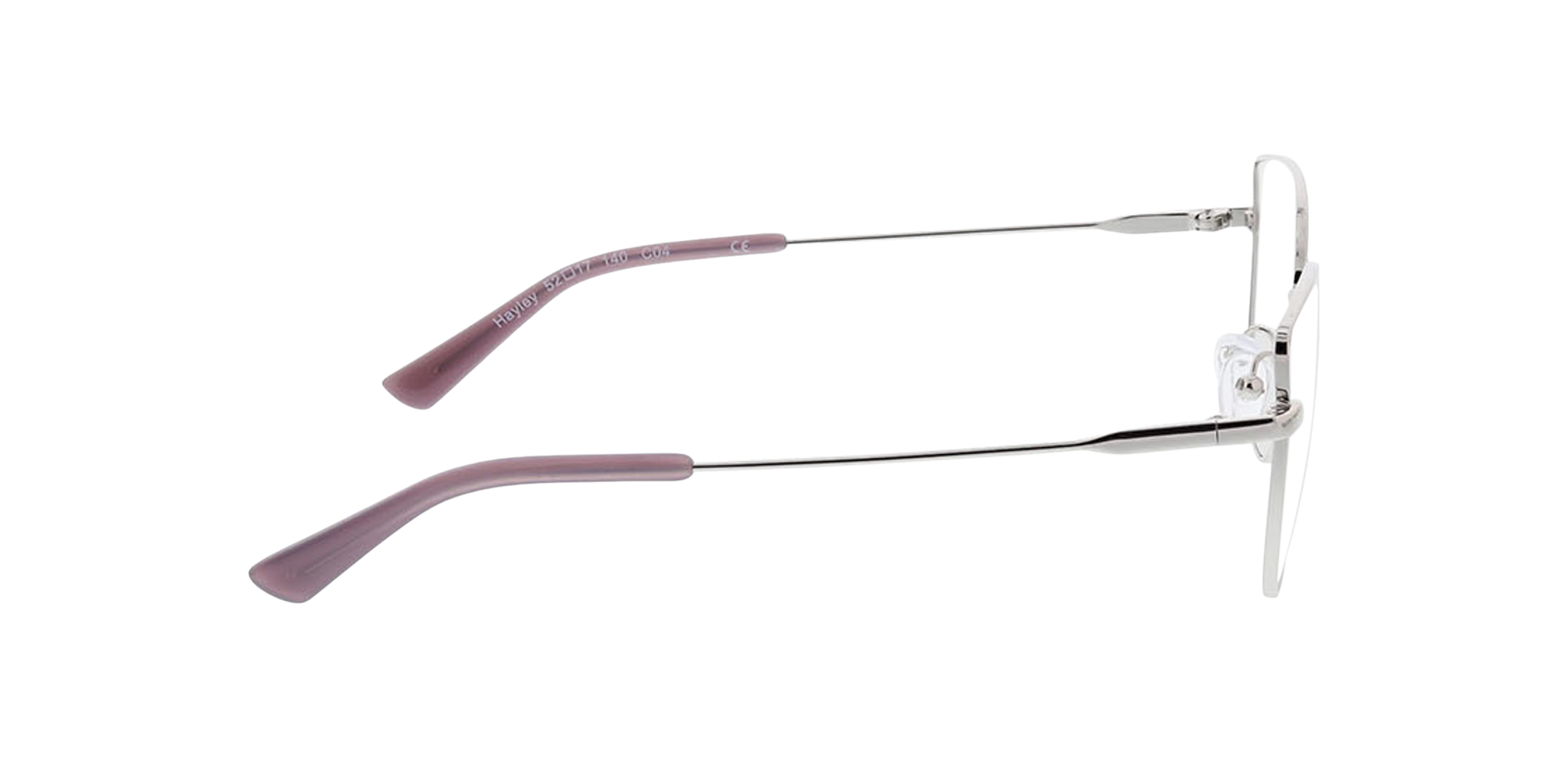 Hayley Silber MetallEyeglass Frames von B24, Seitenansicht