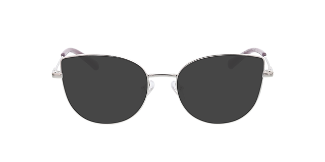 Hayley Zilver MetaalEyeglass Frames van B24, met getinte lenzen