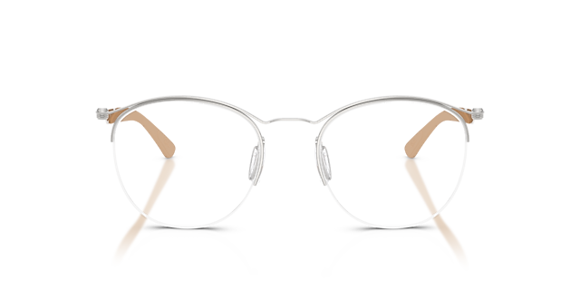 RB7553 Zilver MetaalEyeglass Frames van B24, Vooraanzicht