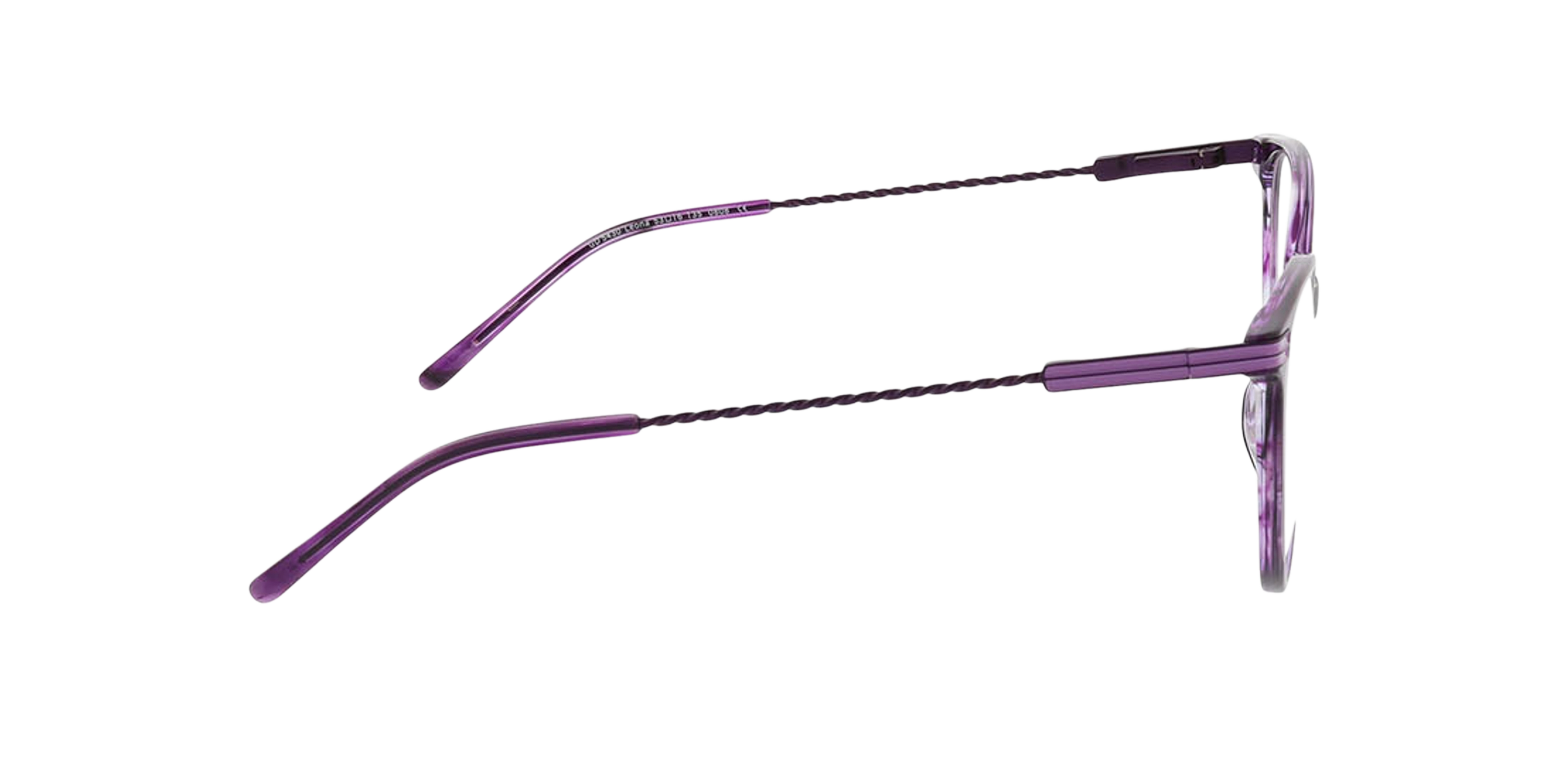 Leona Lila AcetatEyeglass Frames von B24, Seitenansicht
