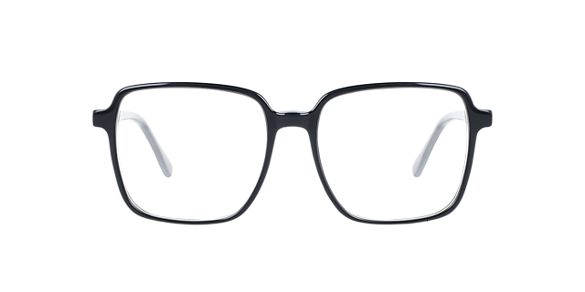 Elena CT Jet Black AcetaatEyeglass Frames van B24, Vooraanzicht