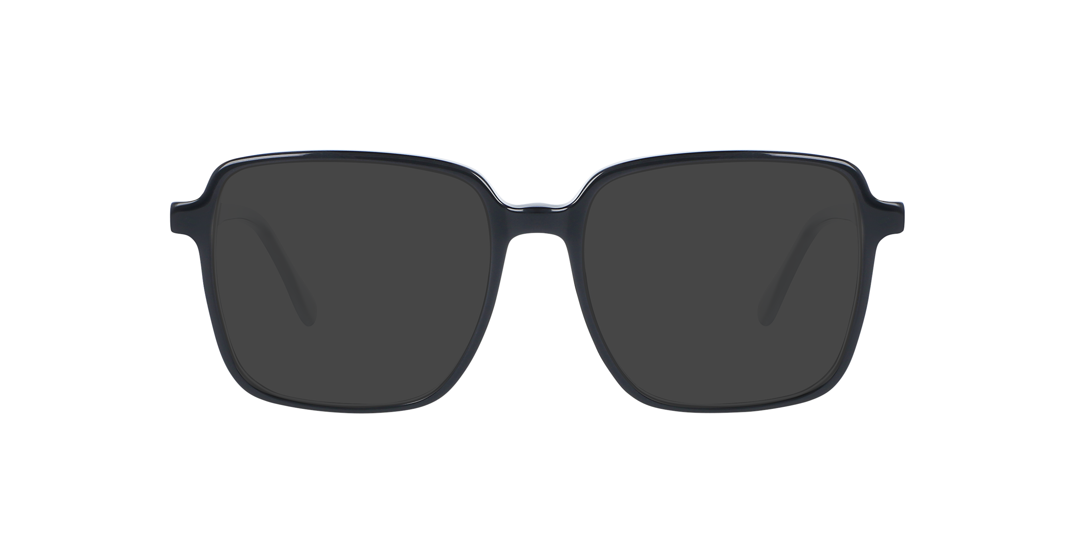 Elena CT Jet Black AcetatEyeglass Frames von B24, mit getönten Gläsern