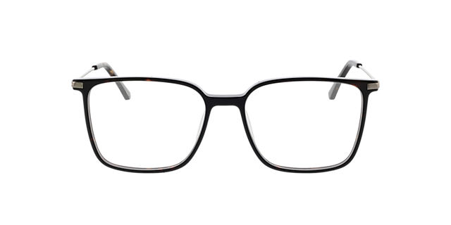 Barney Silver  &  Havana AcetatEyeglass Frames von B24, Vorderansicht